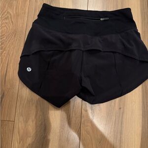 lululemon athletica Women's Black Athletic Shorts